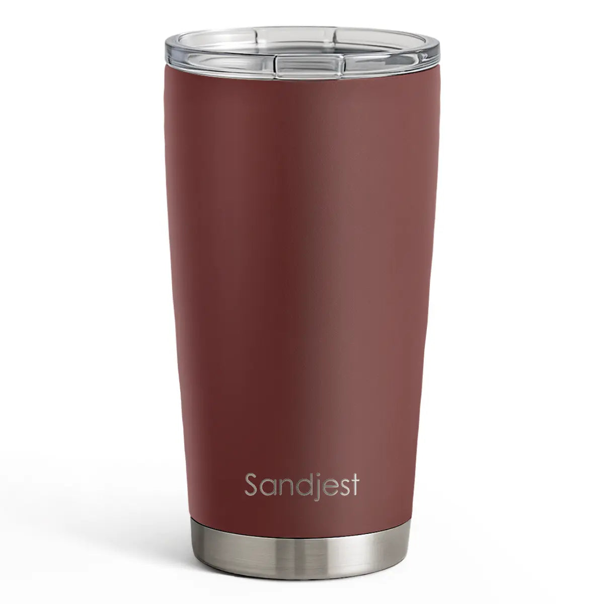 SANDJEST 20oz Stylish Botanical Daisies Insulated Stainless Steel Coffee Flask - Portable, Leakproof, Double-Wall Keeps Coffee Cozy Longer, Cup Holder Friendly, Reusable, Gym-to-Office Use, Iced or Hot Ready, Gift for Her