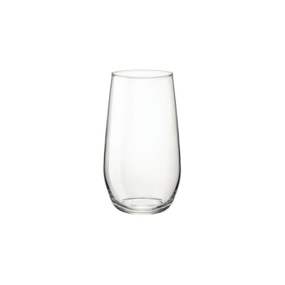 Home glass cup, heat-resistant breakfast milk drinking cup - short cup 380ml