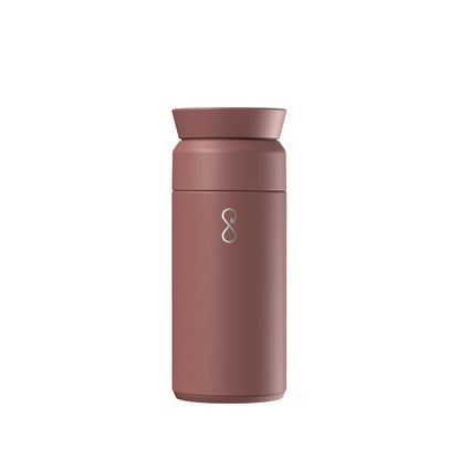 Ocean Bottle Brew Flask 12 oz | Insulated Travel Flask for Hot & Cold Drinks | Recycled Stainless Steel | Sustainable, Eco Friendly Gift (Rock Grey)