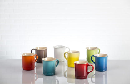 Le Creuset Stoneware Vancouver Mug, 14 oz., Cerise