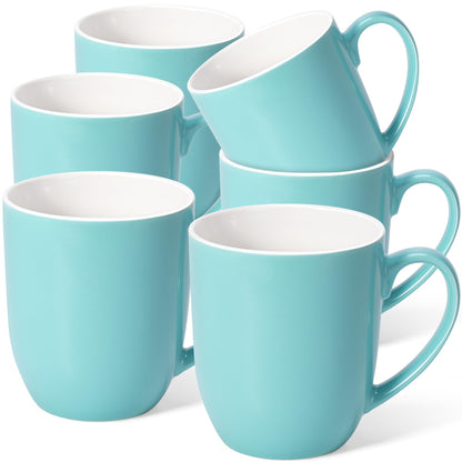 Urbanstrive 16 oz Large Coffee Mugs Set of 4 Ceramic Coffee Mug White Coffee Cups Tea Cups Idea Gift for Women Men House Warming Gifts New Home Office, White 4 Pack