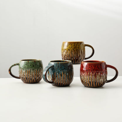 Large Ceramic Coffee Mug - 20oz Big Tea Cup, Blue | Large Tea Mug, Microwave Safe, Dishwasher Safe