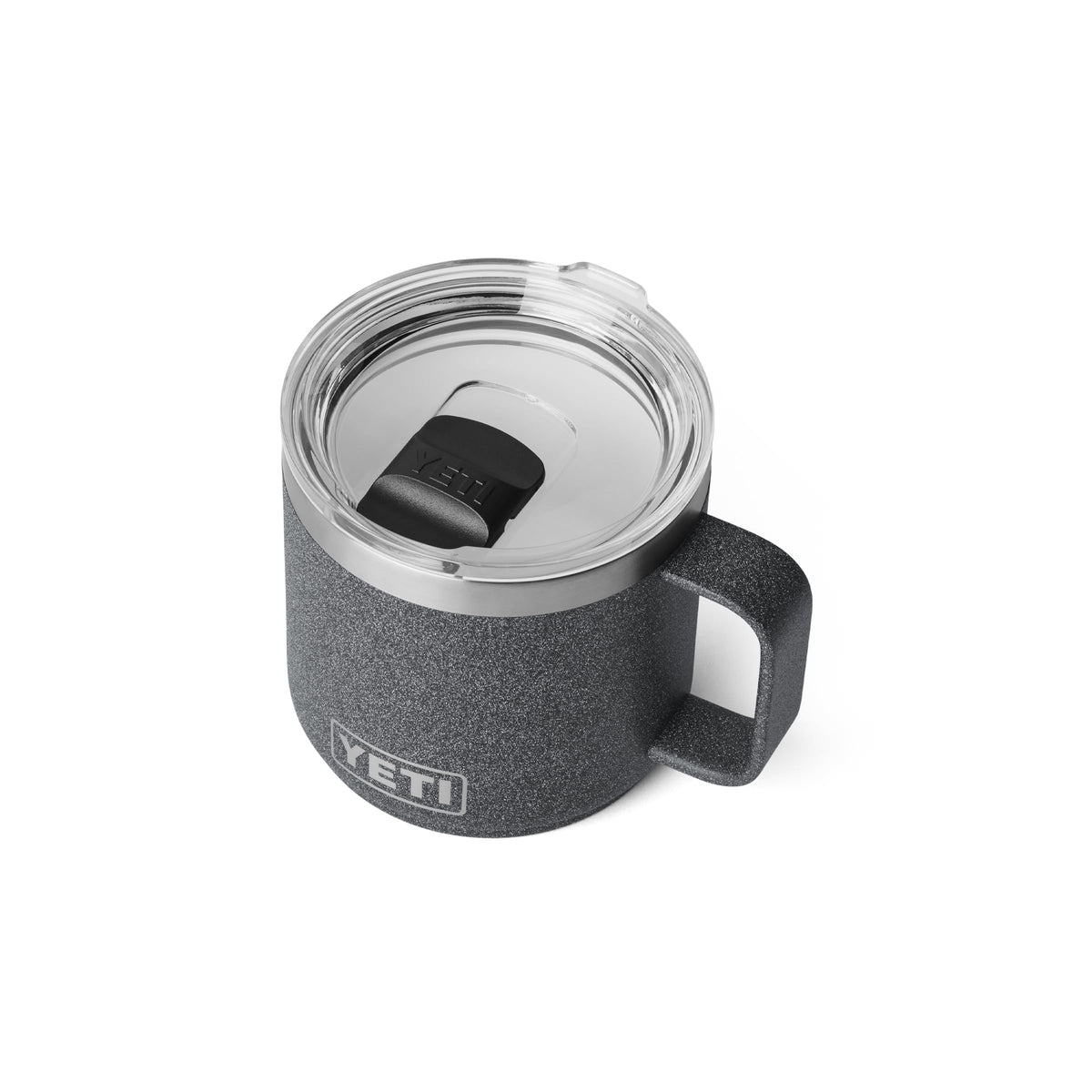 YETI Rambler 14 oz Ceramic Lined Stackable Mug, Cape Taupe | Double-Wall Vacuum Insulated, Stainless Steel with MagSlider Lid