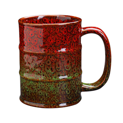 Coffee Mug,20 Oz Coffee Cups Ceramic Tea Cup Large Coffee Mug for Office and Home - Dishwasher and Microwave Safe Novelty Coffee Mug(1,Green and Blue)