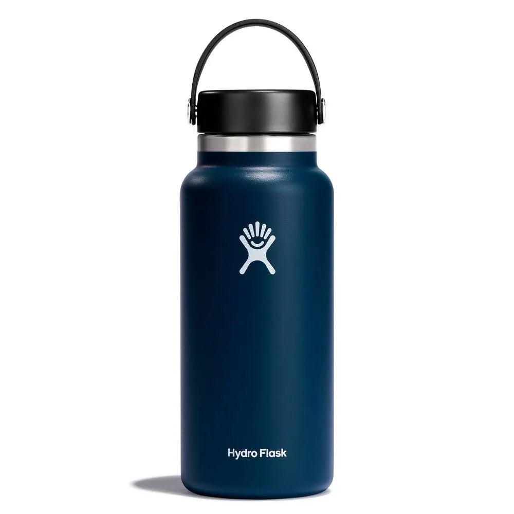 Hydro Flask Wide Mouth Insulated Stainless Steel Drink Bottle with Silicone Components, Insulation, Lid